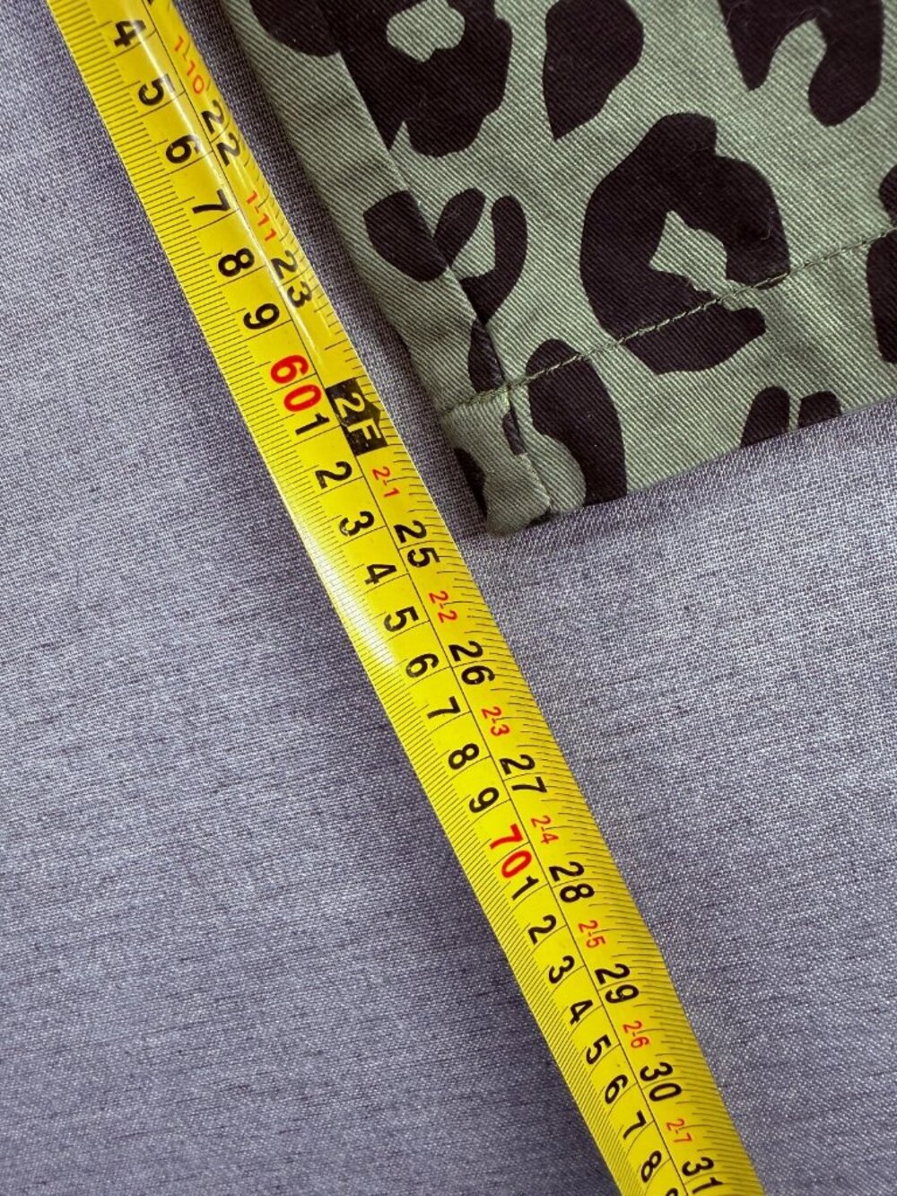 RIPNDIP Spotted Olive Twill Chino Pants Mens 30x25 Cheetah Y2K Sold Out RARE - Picture 7 of 8